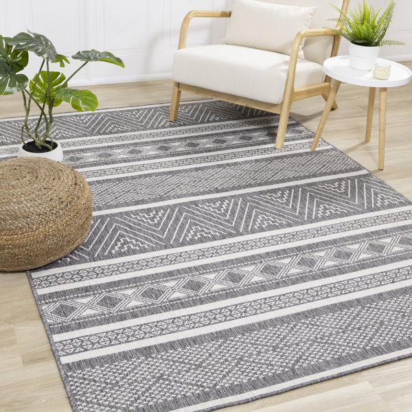 Foundry Select Buiey Machine Woven / Power Loomed Grey/White Indoor